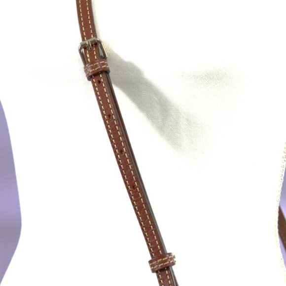 Dooney & Bourke Pebble Grain Crossbody Bag Tan Leather Adjustable Strap - Picture 8 of 13